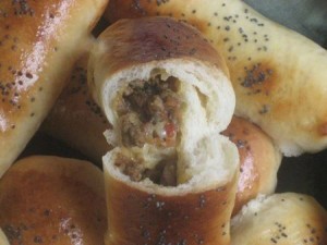 وصفة الخبزة المحشية باللحم المفروم