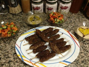 نكهة كفتة الفحم، مشوية على الجريل