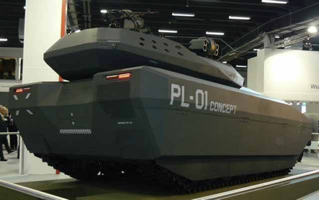 الدبابة البولندية pl-01 (2)